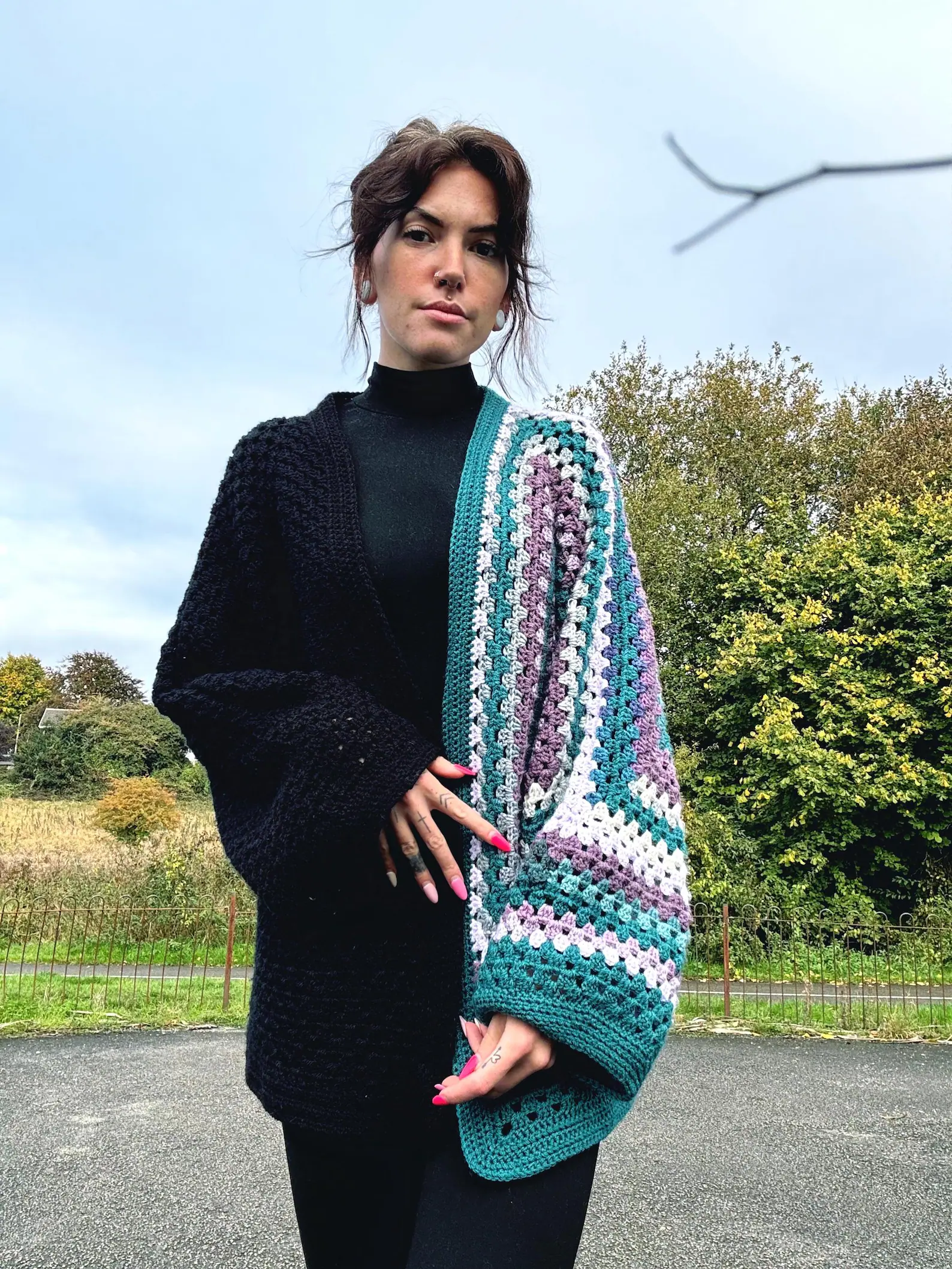 Crochet cardigan, Hexi Cardigan – ACERLINX